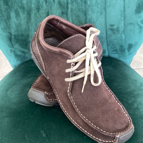 Men's Brown Suede Shoes - Picture 1 of 2